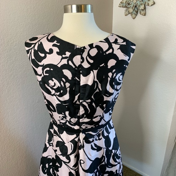 Taylor Blush Pink And Black Size 6 Dress - Picture 4 of 8